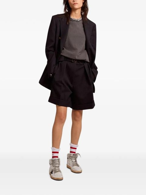 Golden Goose belted black shorts - Blue - zdjęcie produktu nr 2