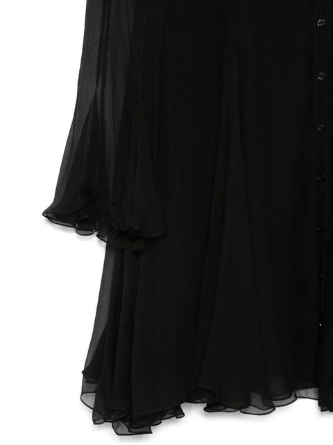 Chloé ruffled mini dress - Black