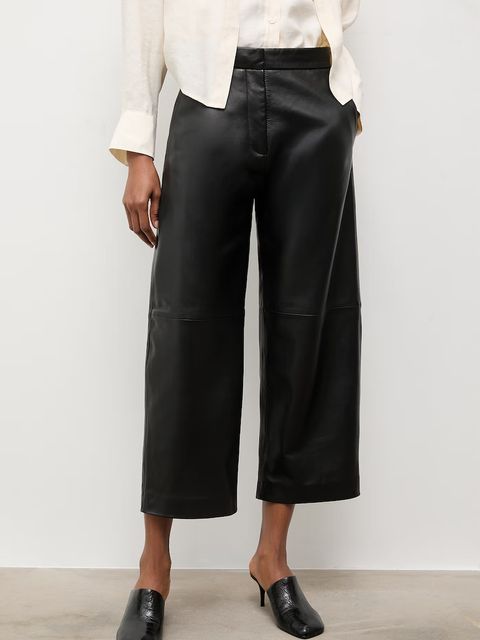 Answear.LAB spodnie damskie skórzane MADELINE z kolekcji Unscripted
