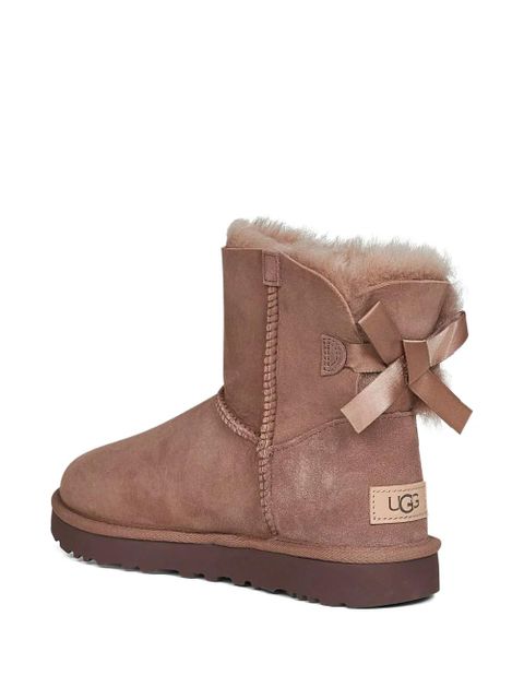 UGG Mini Bailey Bow II suede boots - Neutrals - zdjęcie produktu nr 2