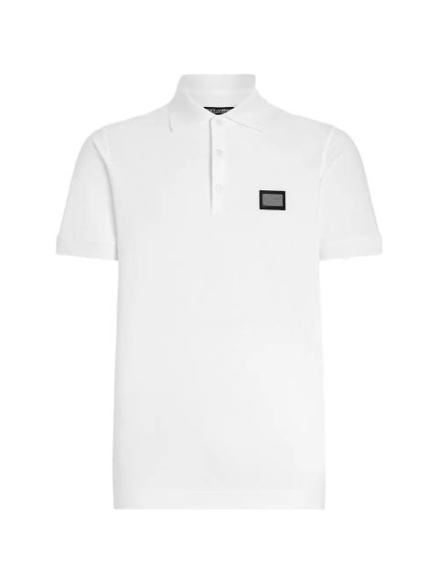 Dolce & Gabbana logo polo - White - zdjęcie produktu nr 1