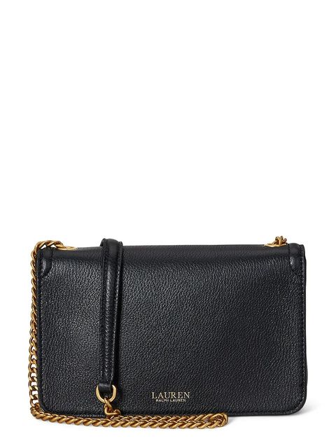 Lauren Ralph Lauren portfel skórzany damski kolor czarny 432977374