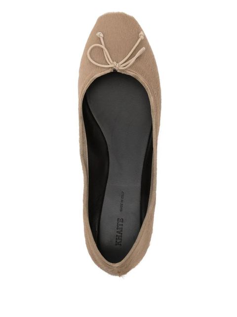 KHAITE Charlotte ballet flats - Brown