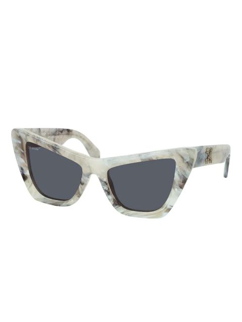 Off-White cat-eye full-rim sunglasses - Neutrals