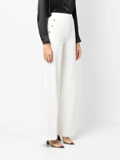 TWINSET wide-leg tailored trousers - White