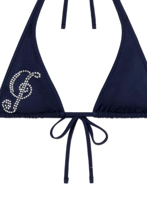 Gimaguas Sol rhinestone bikini top - Blue - zdjęcie produktu nr 2