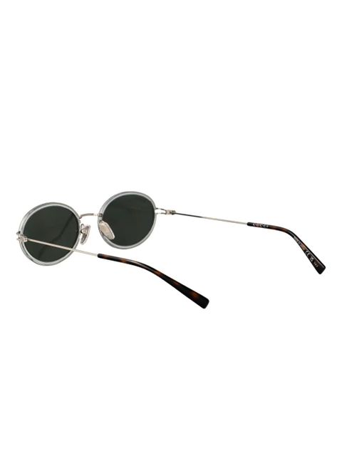 Gucci Eyewear GG1980S oval-frame sunglasses - Silver - zdjęcie produktu nr 2