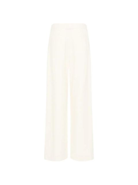 St. Agni pleat loop trousers - Neutrals