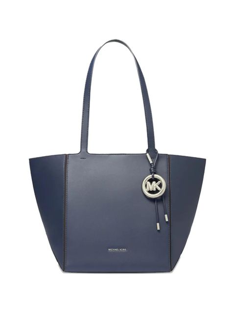 Michael Kors medium Jordi logo-charm leather tote - Blue - zdjęcie produktu nr 1