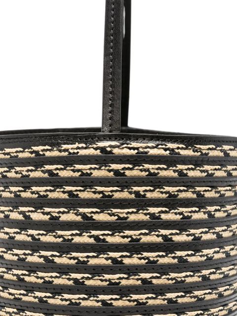 The Row woven-design tote bag - Black