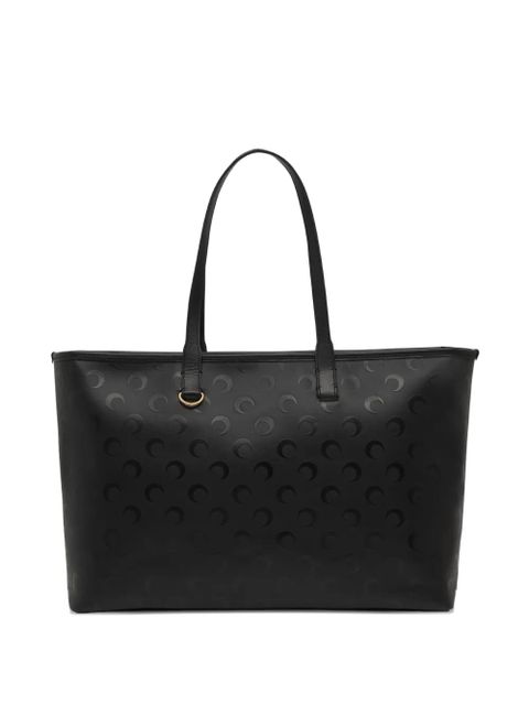 Marine Serre Moon canvas tote bag - Black - zdjęcie produktu nr 1