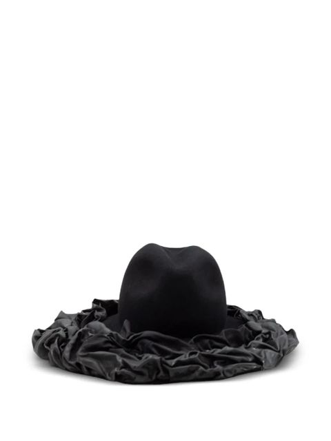 Comme Des Garçons wool ruffled hat - Black - zdjęcie produktu nr 1