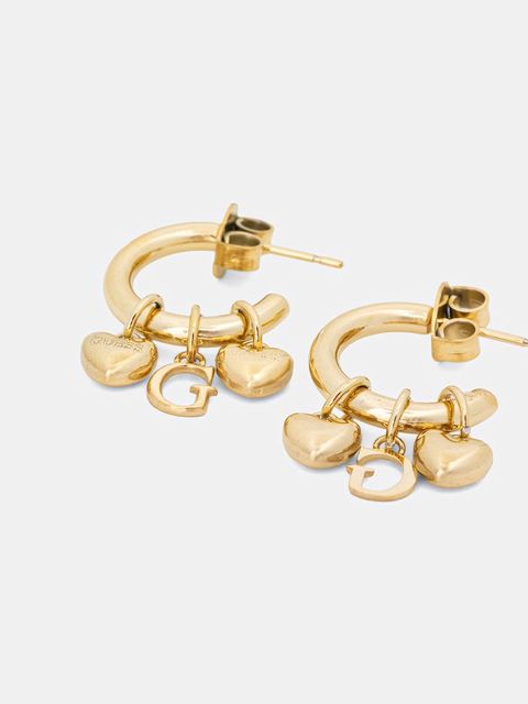 Guess kolczyki damskie ze stali nierdzewnej G TALISMAN - zdjęcie produktu nr 1