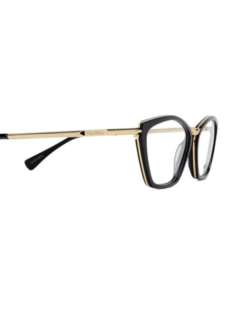 Max Mara Eyewear MM5152 cat-eye glasses - Gold - zdjęcie produktu nr 2