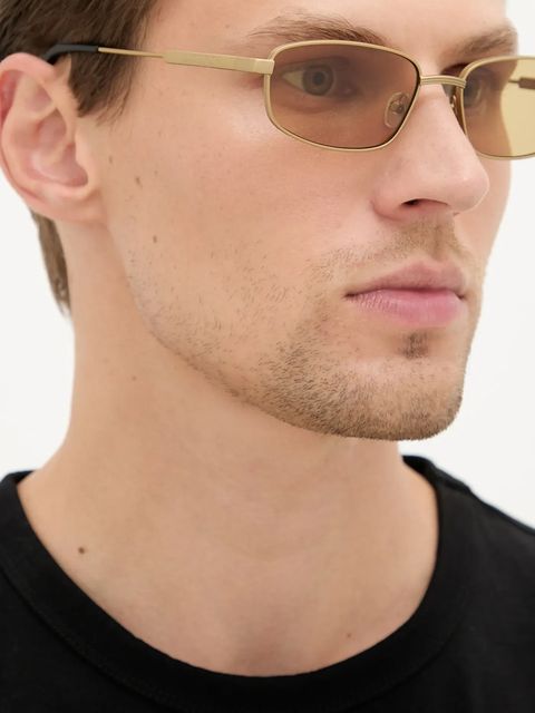 Jacquemus okulary przeciwsłoneczne SERA kolor złoty JAC121C1SUN