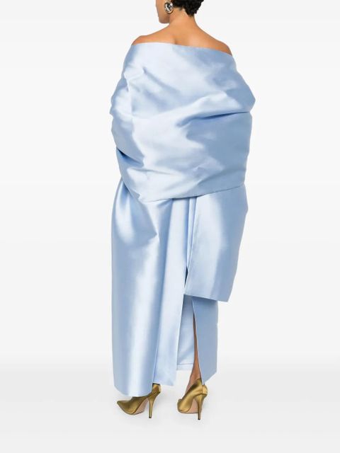 Solace London Renee strapless midi dress - Blue - zdjęcie produktu nr 2