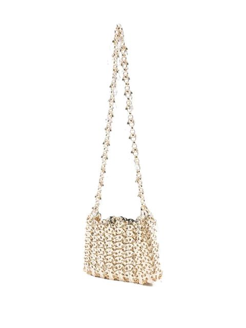 Rabanne crystal embellished chain shoulder bag - Gold - zdjęcie produktu nr 2