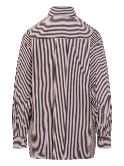 ISABEL MARANT Fabriza striped button-down shirt - Red - zdjęcie produktu nr 2