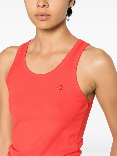 Coperni logo-embroidered tank top