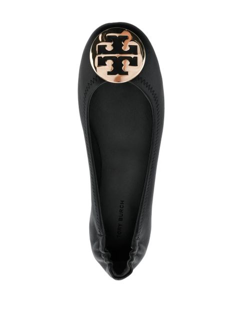 Tory Burch Minnie travel ballerina shoes - Black