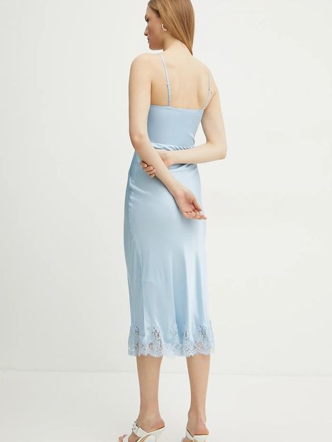 ERMANNO Firenze sukienka kolor niebieski maxi rozkloszowana 56TQ057EL1 - zdjęcie produktu nr 2