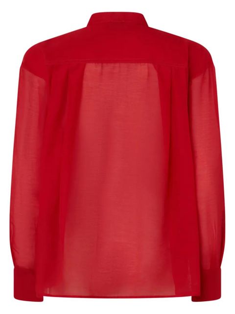 PINKO chest-pocket shirt - Red - zdjęcie produktu nr 2