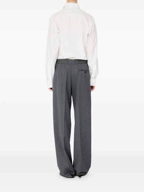 Maison Margiela wide-leg tailored trousers - Grey