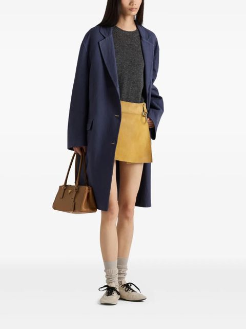 Prada suede miniskirt - Yellow