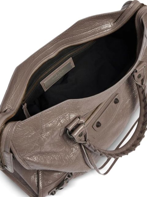 Balenciaga medium Le City leather tote Bag - Grey