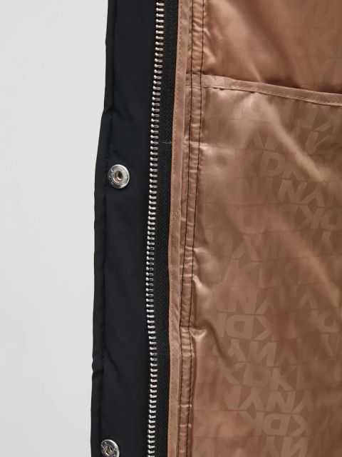 Dkny kurtka damska kolor czarny zimowa oversize D2G4A179