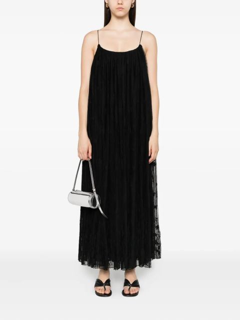 TOTEME floral tulle midi dress - Black