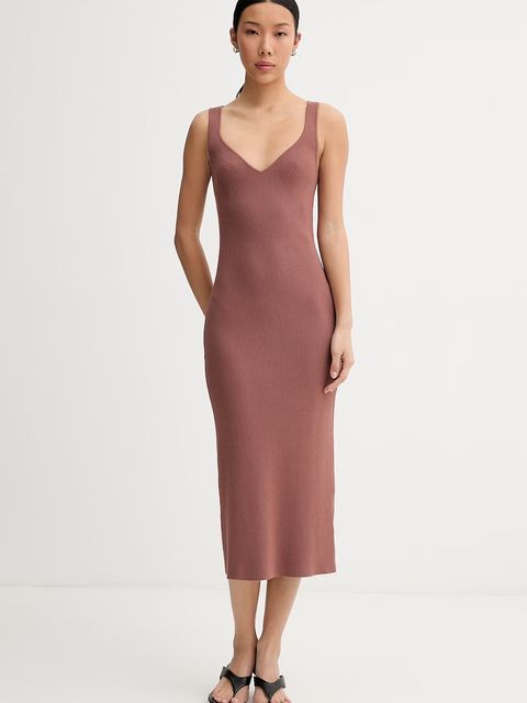 Calvin Klein sukienka bodycon z wiskozą - zdjęcie produktu nr 1