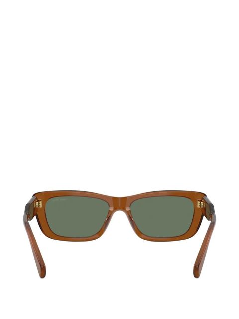 Miu Miu Eyewear rectangle sunglasses - Brown
