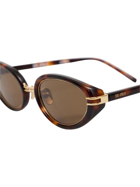 The Attico round-shape sunglasses - Brown