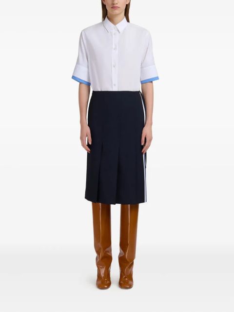 Marni pleated midi skirt - Blue - zdjęcie produktu nr 2