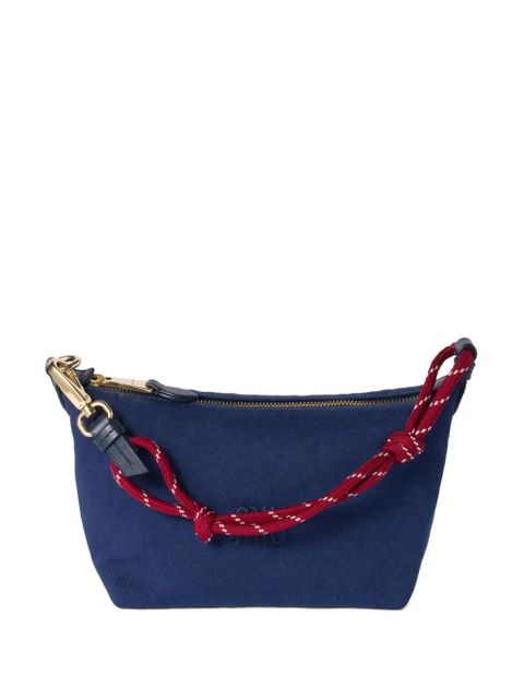 Miu Miu gabardine mini bag - Blue - zdjęcie produktu nr 1