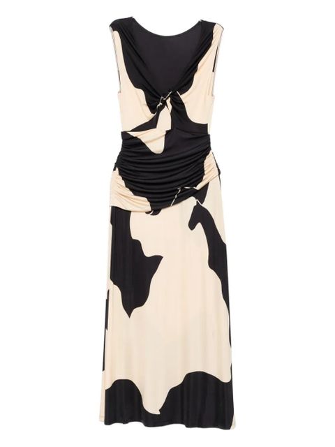 Johanna Ortiz Horizonte Mistico midi dress - Neutrals