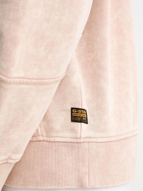 G-Star bluza bawełniana 0 damska kolor beżowy gładka D27167.D969