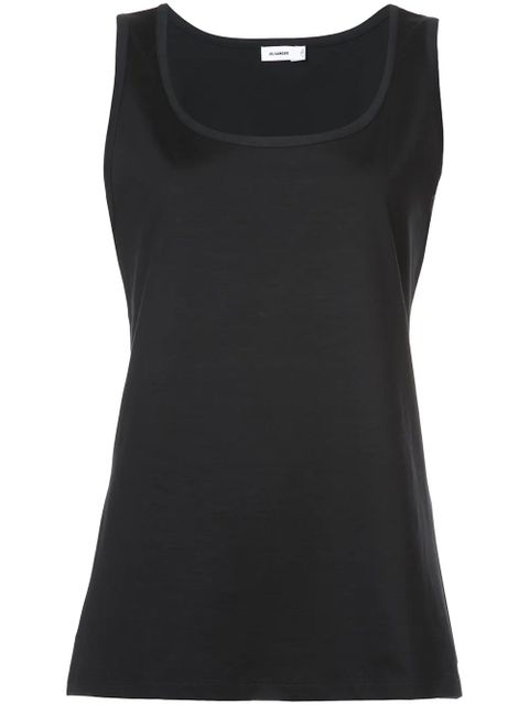 Jil Sander classic tank top - Black - zdjęcie produktu nr 1