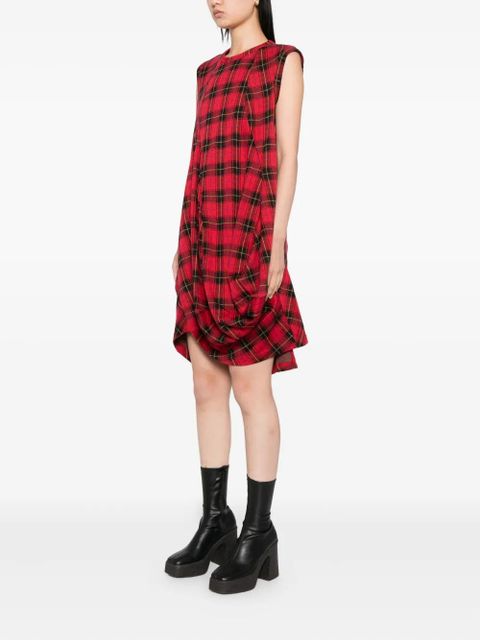 Comme Des Garçons asymmetric sleeveless dress - Red