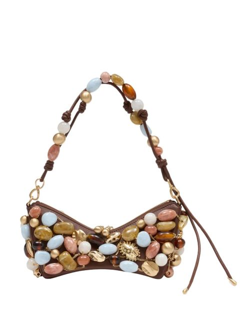 Cult Gaia Mercier mini shoulder bag - Brown