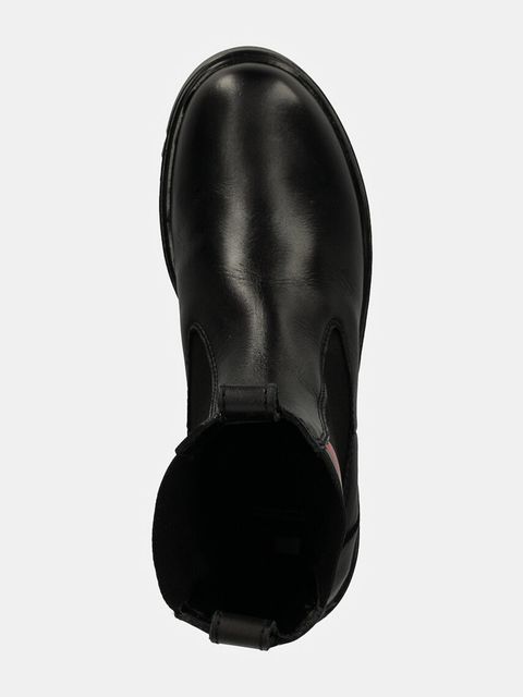 Tommy Jeans sztyblety skórzane TJW LONG CHELSEA BOOT