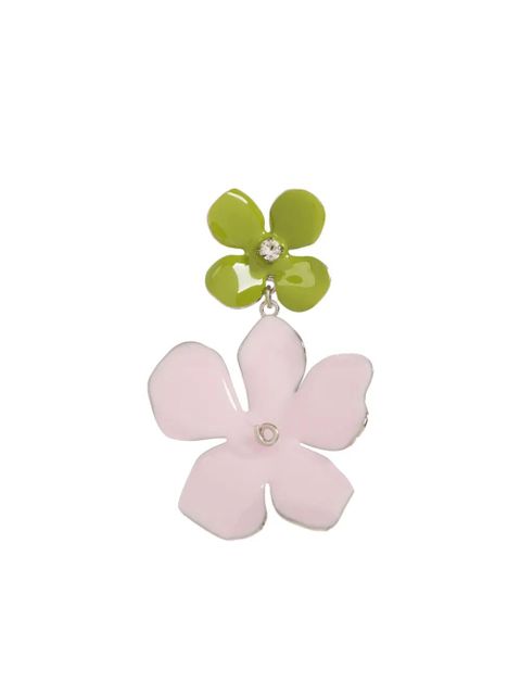 Marni floral drop earrings - Pink