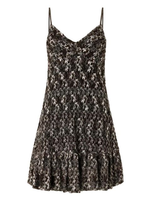 Missoni abstract-print mini dress - Black - zdjęcie produktu nr 1