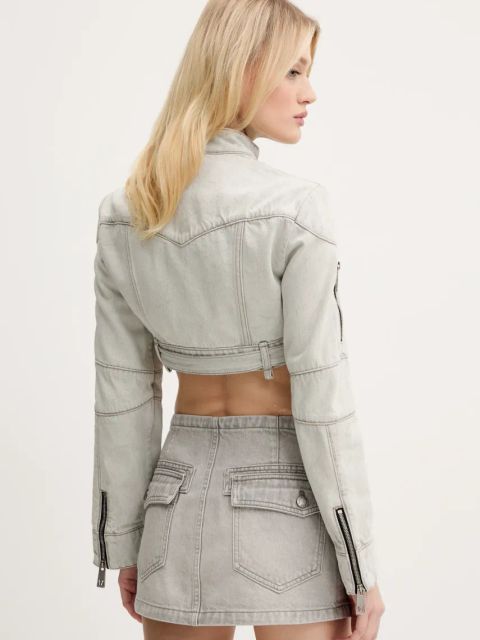 Miss Sixty kurtka kolor szary przejściowa 6S1WJ58900