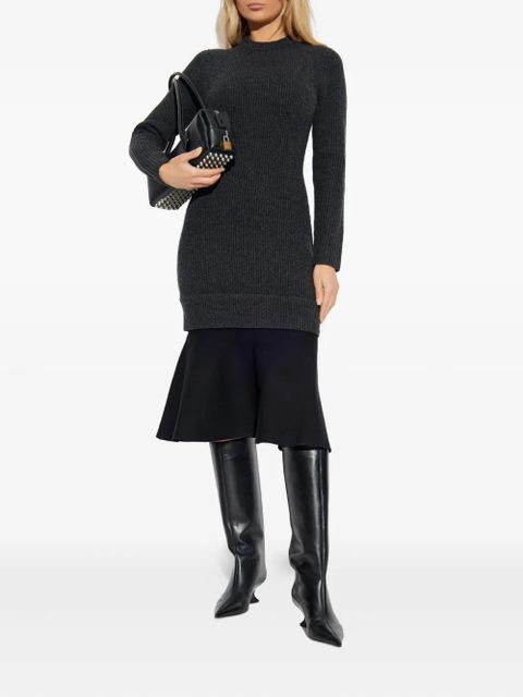 Alexander Wang ribbed long-sleeves midi dress - Grey - zdjęcie produktu nr 2