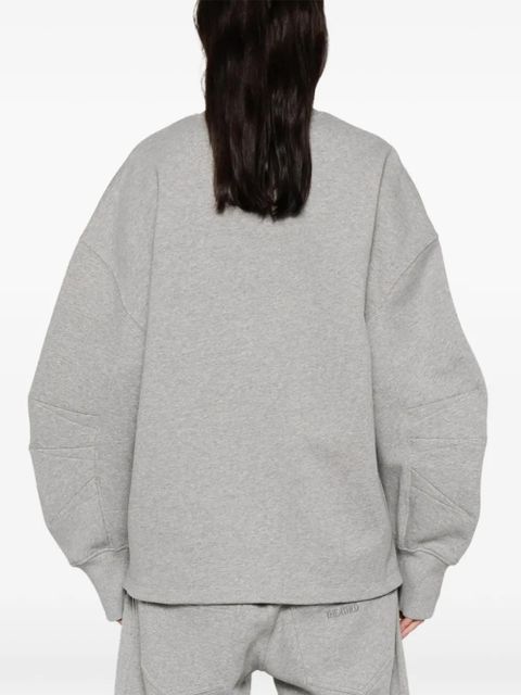 The Attico logo-detail sweatshirt - Grey