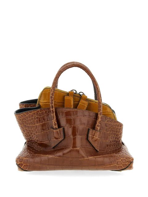 The Attico mini La Passeggiata handbag - Brown - zdjęcie produktu nr 1