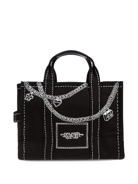 Marc Jacobs chain-print tote bag - Black