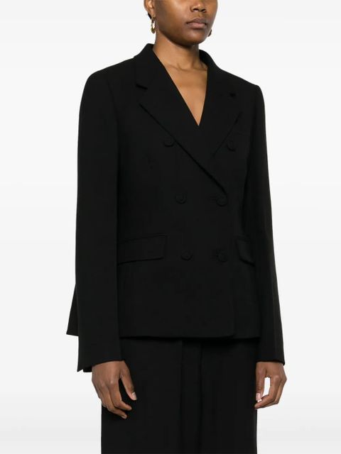 FENDI double-breasted draped blazer - Black - zdjęcie produktu nr 2